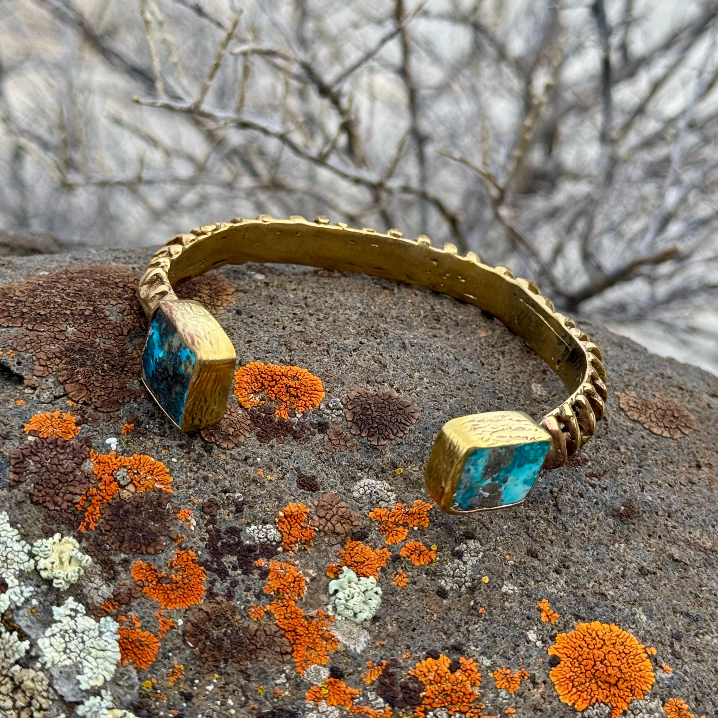 Amir Turkish Turquoise Cuff Bracelet