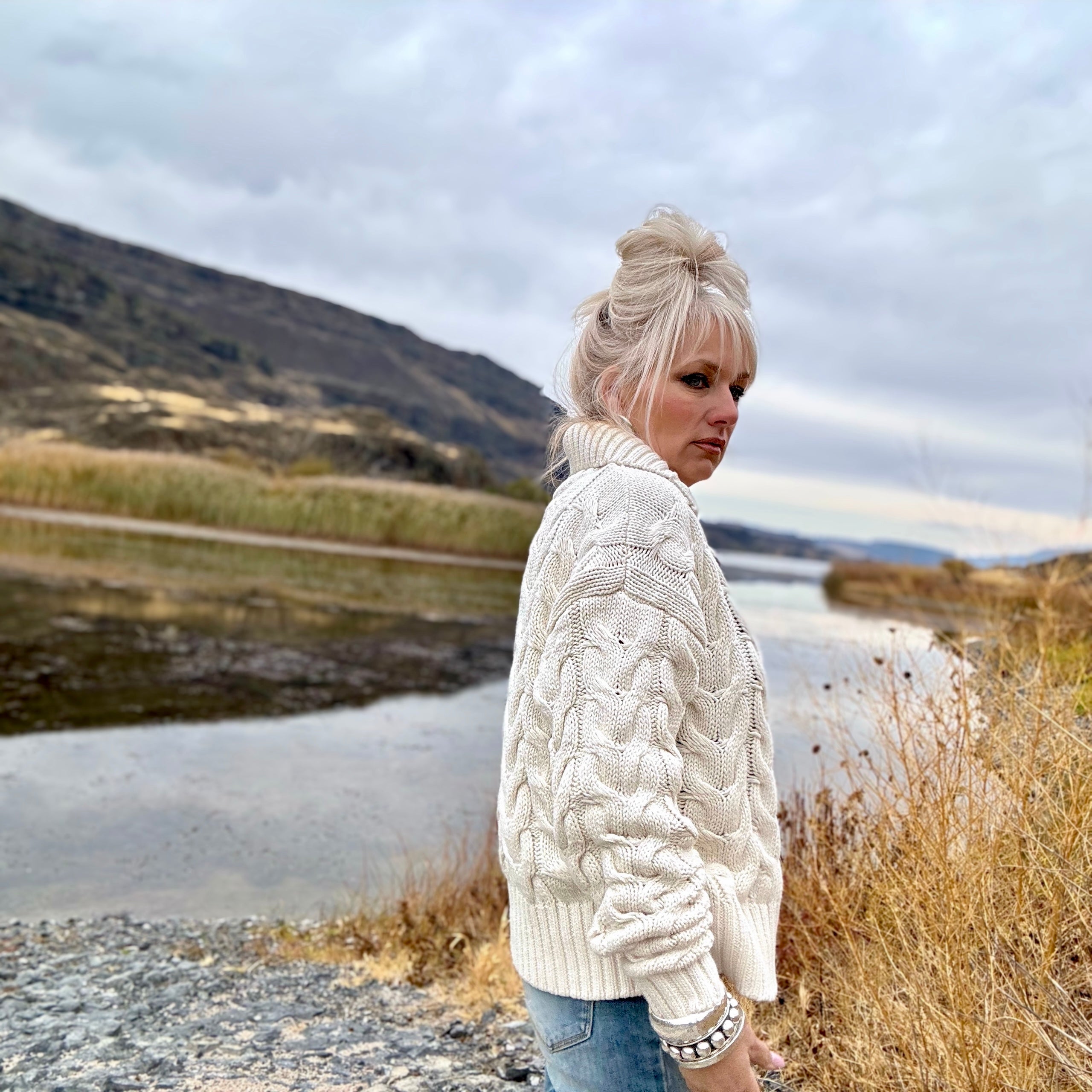 Anya Chunky Fisherman Sweater