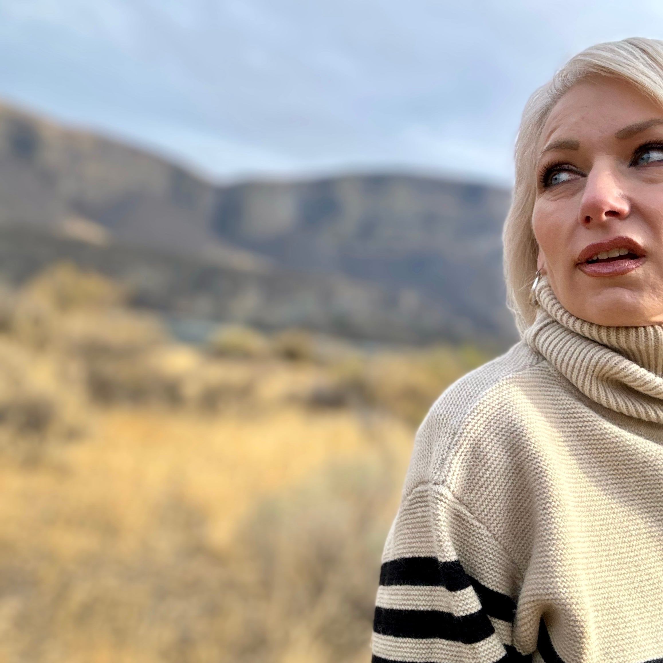 Avery Cropped Striped Sweater