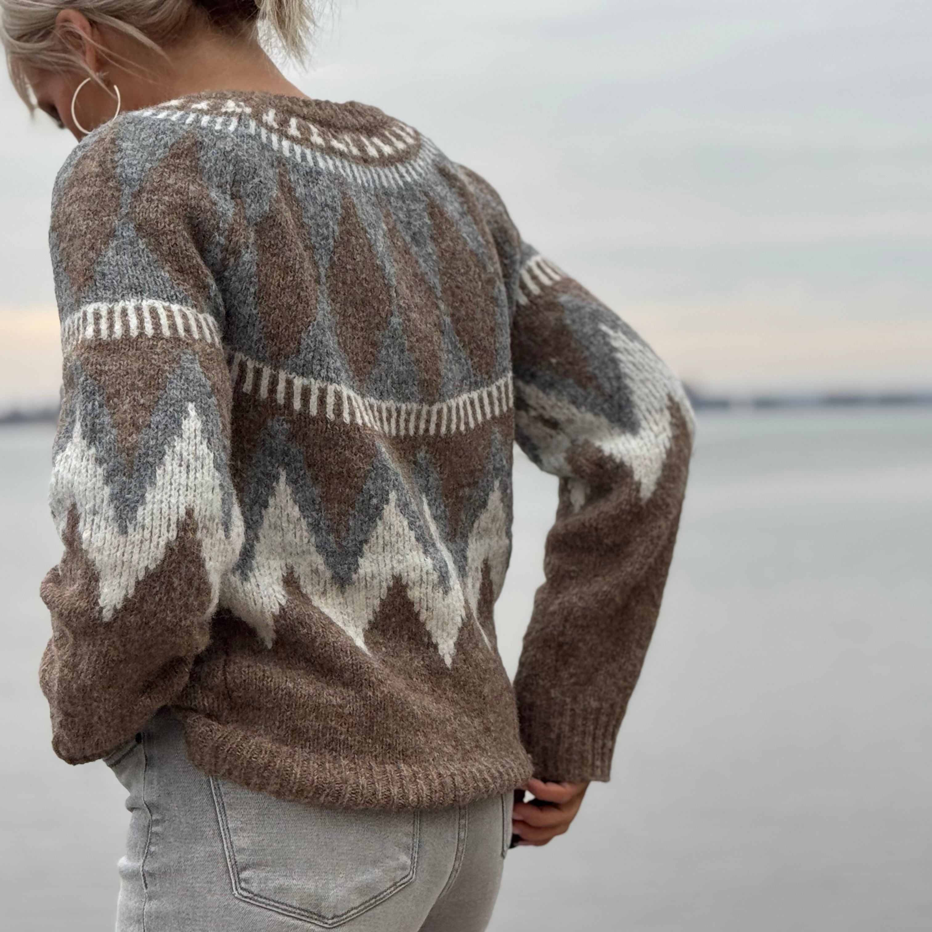 The Alpine Diamond Sweater