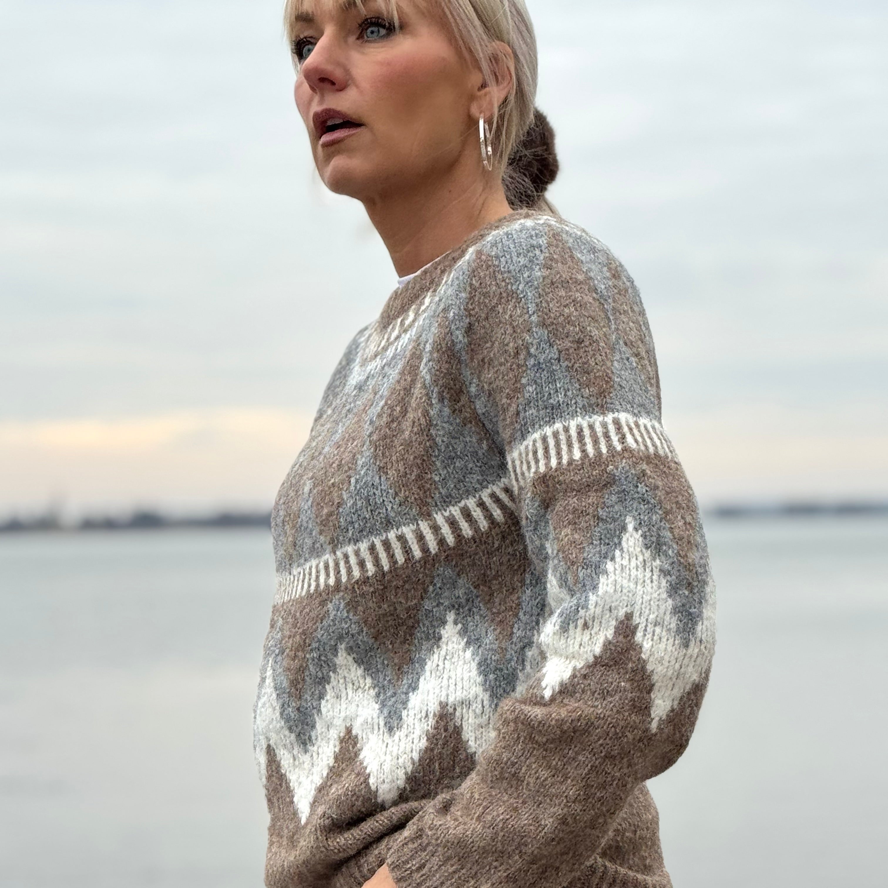 The Alpine Diamond Sweater