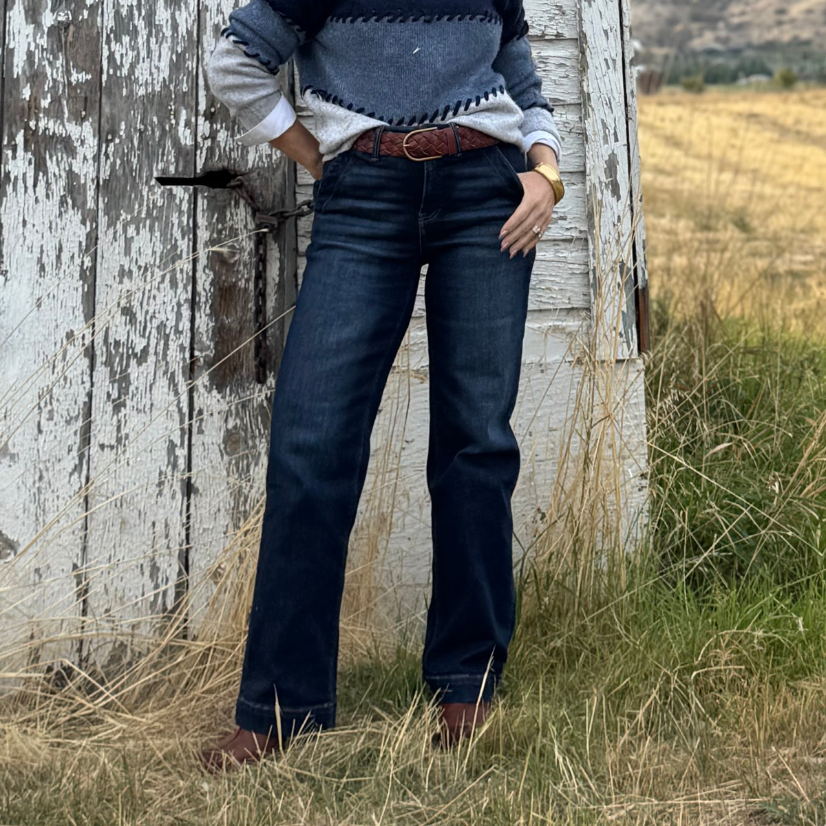 The Everyday Dark Wash Straight Jean