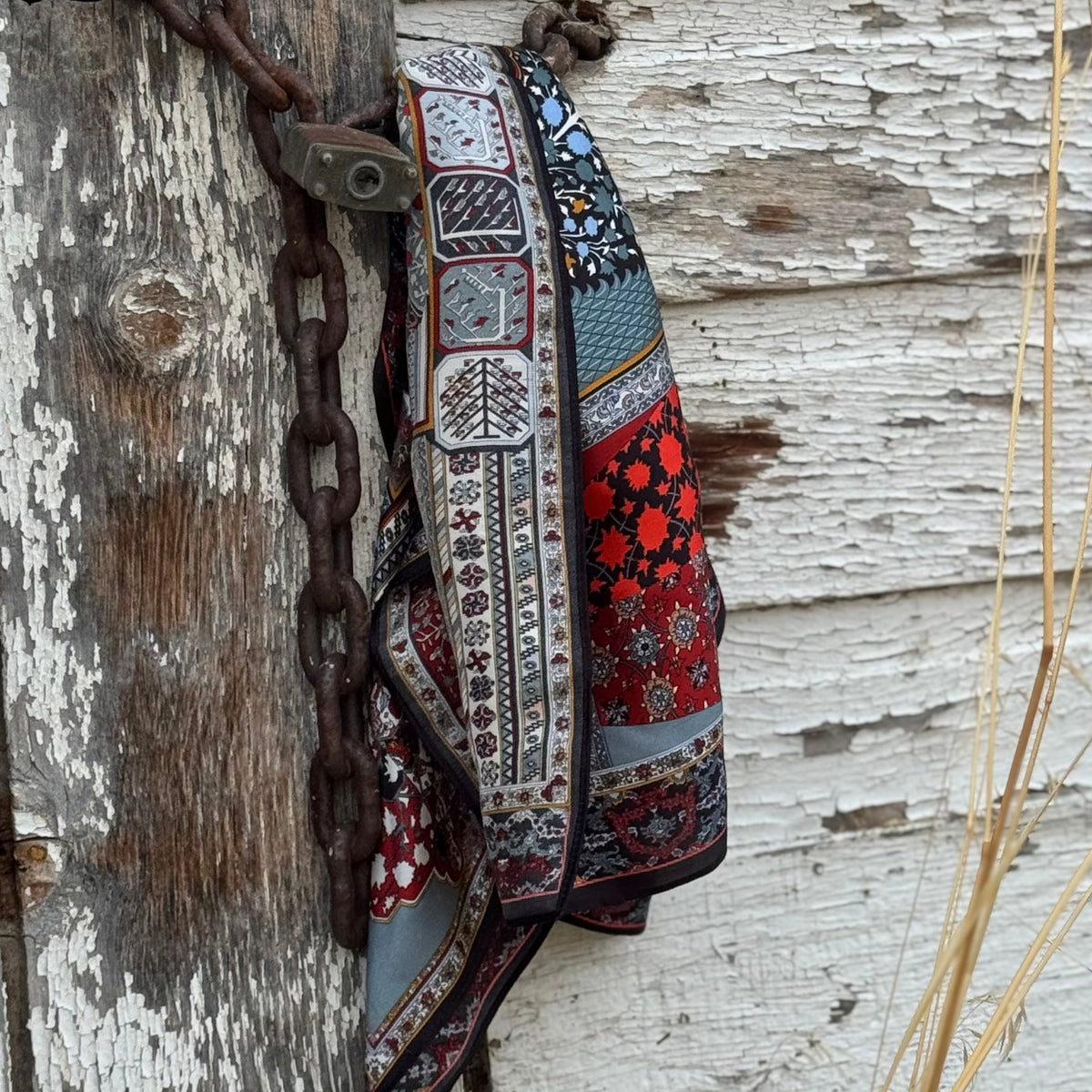 The Tapestry Mulberry Silk Scarf