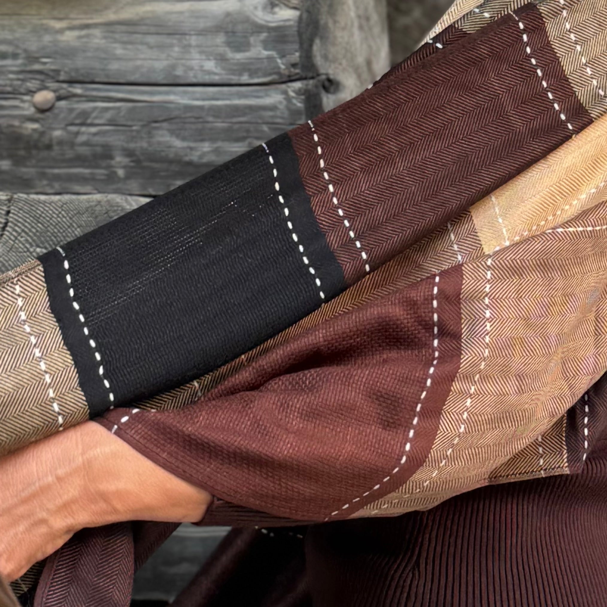 Amber Woods Plaid Scarf