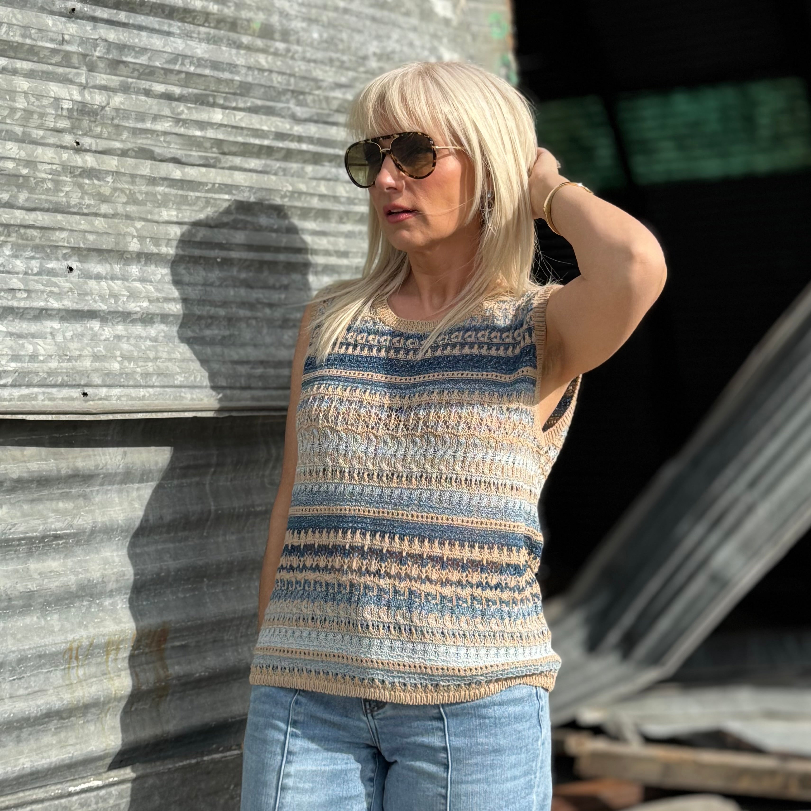 Sunwashed Canyon Knit Tank