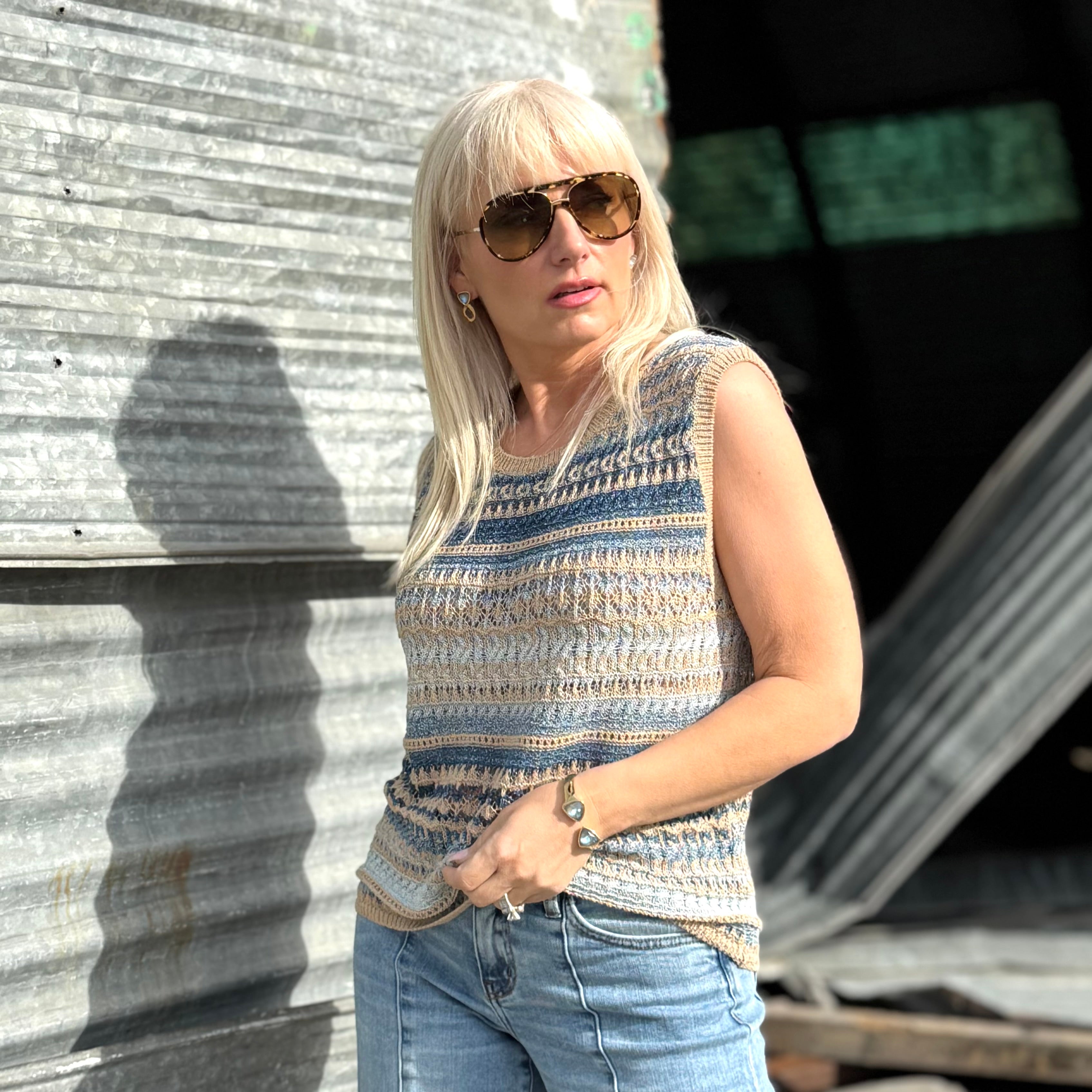 Sunwashed Canyon Knit Tank