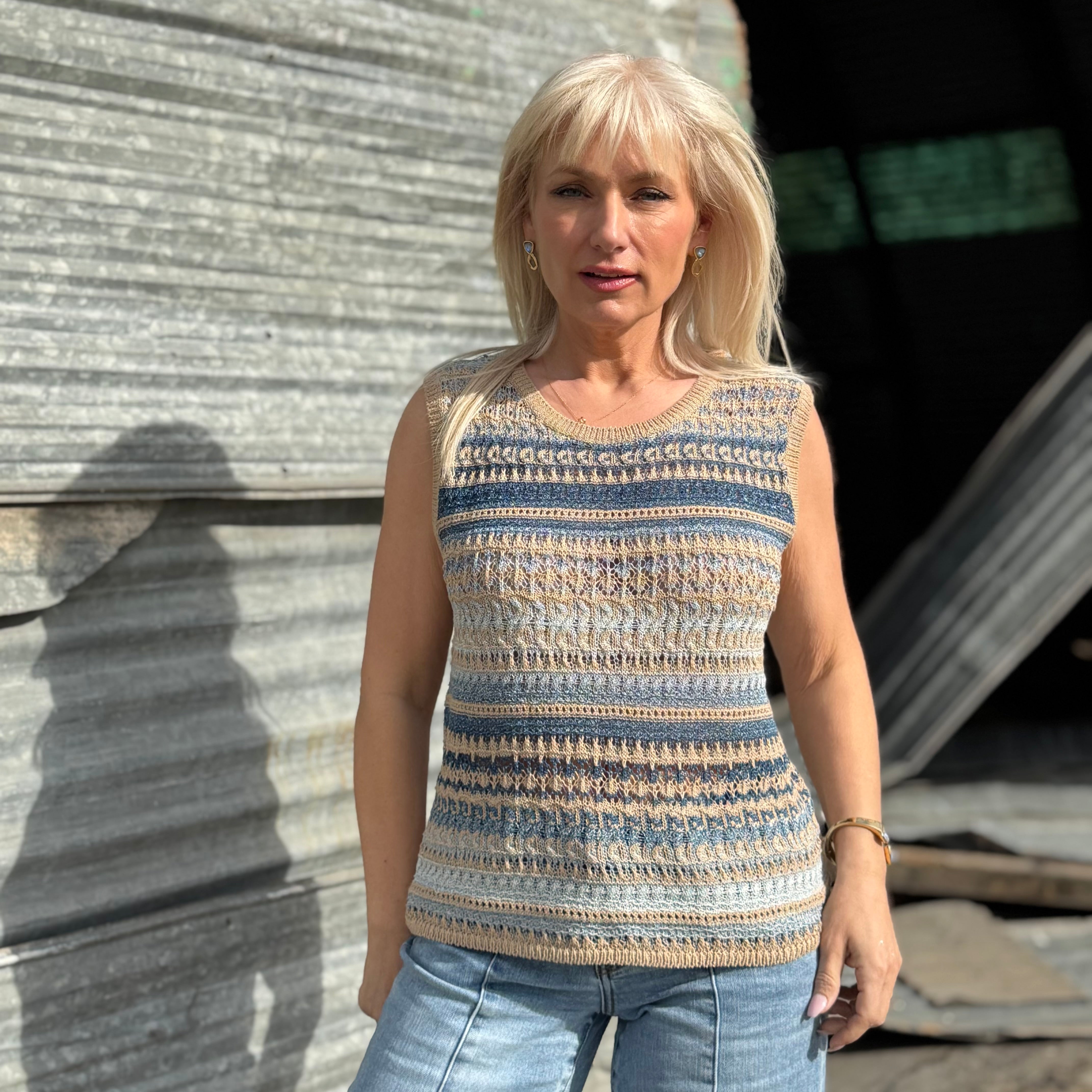 Sunwashed Canyon Knit Tank