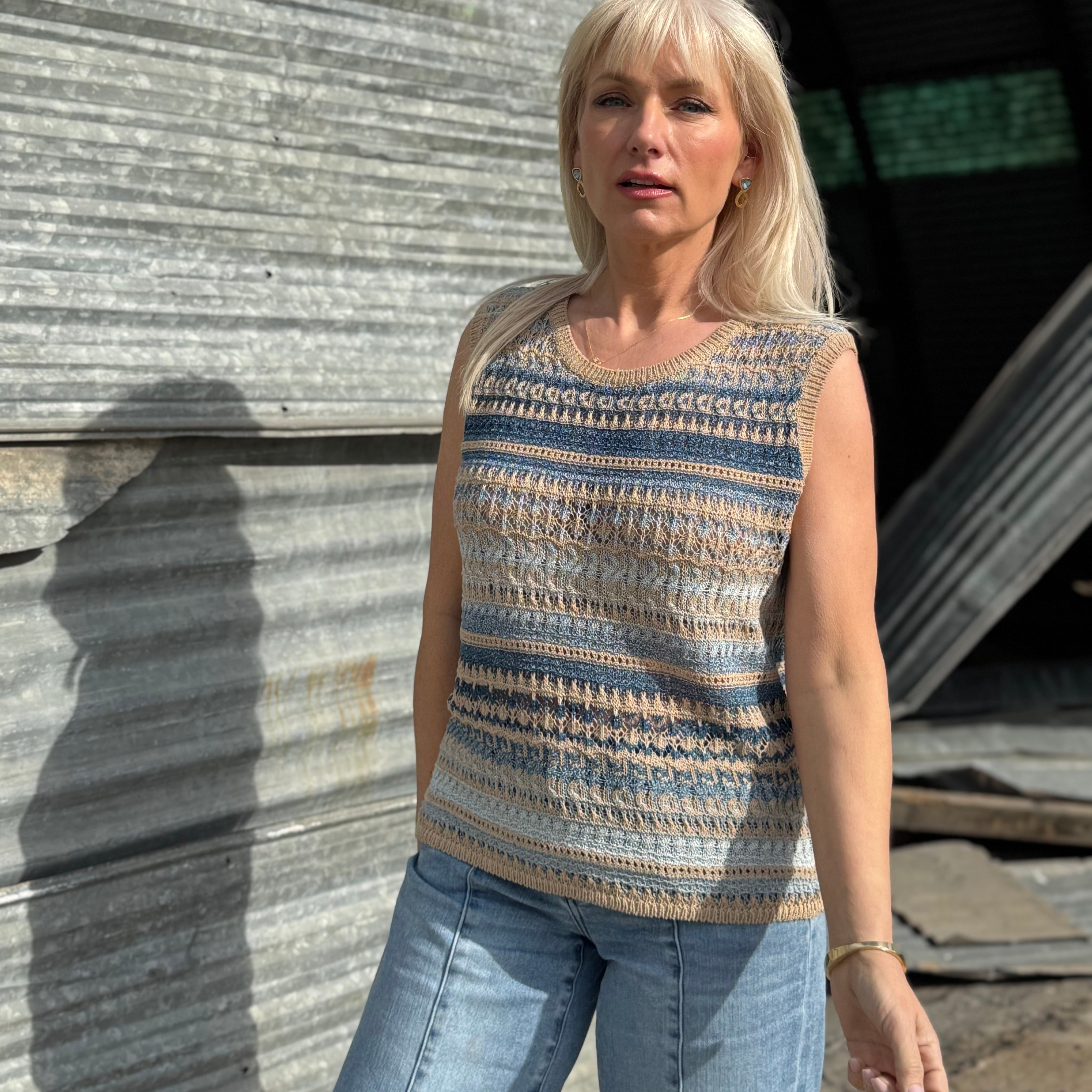 Sunwashed Canyon Knit Tank