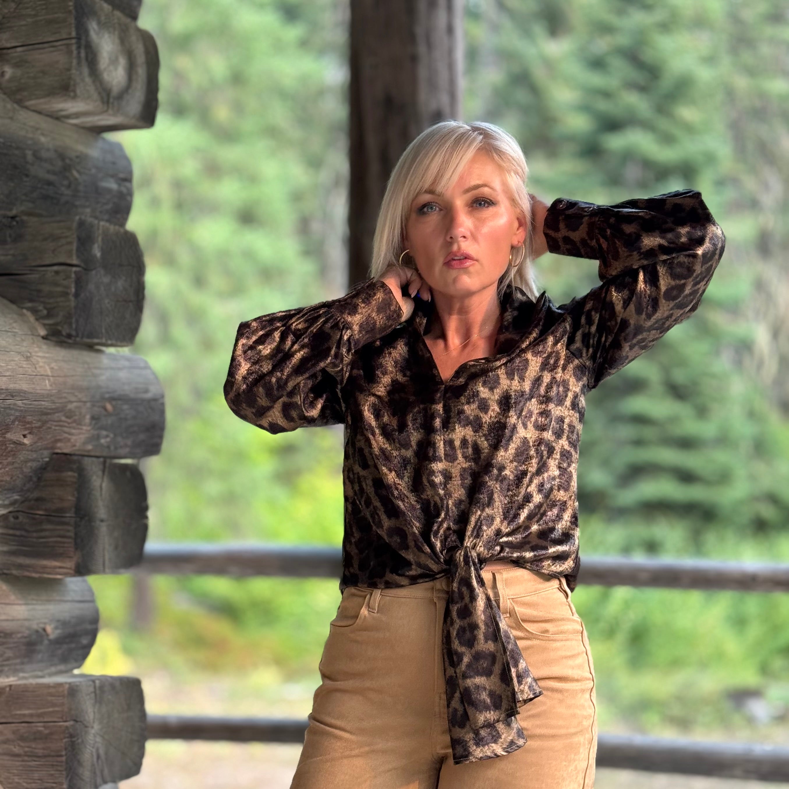 Wildwood Leopard Blouse