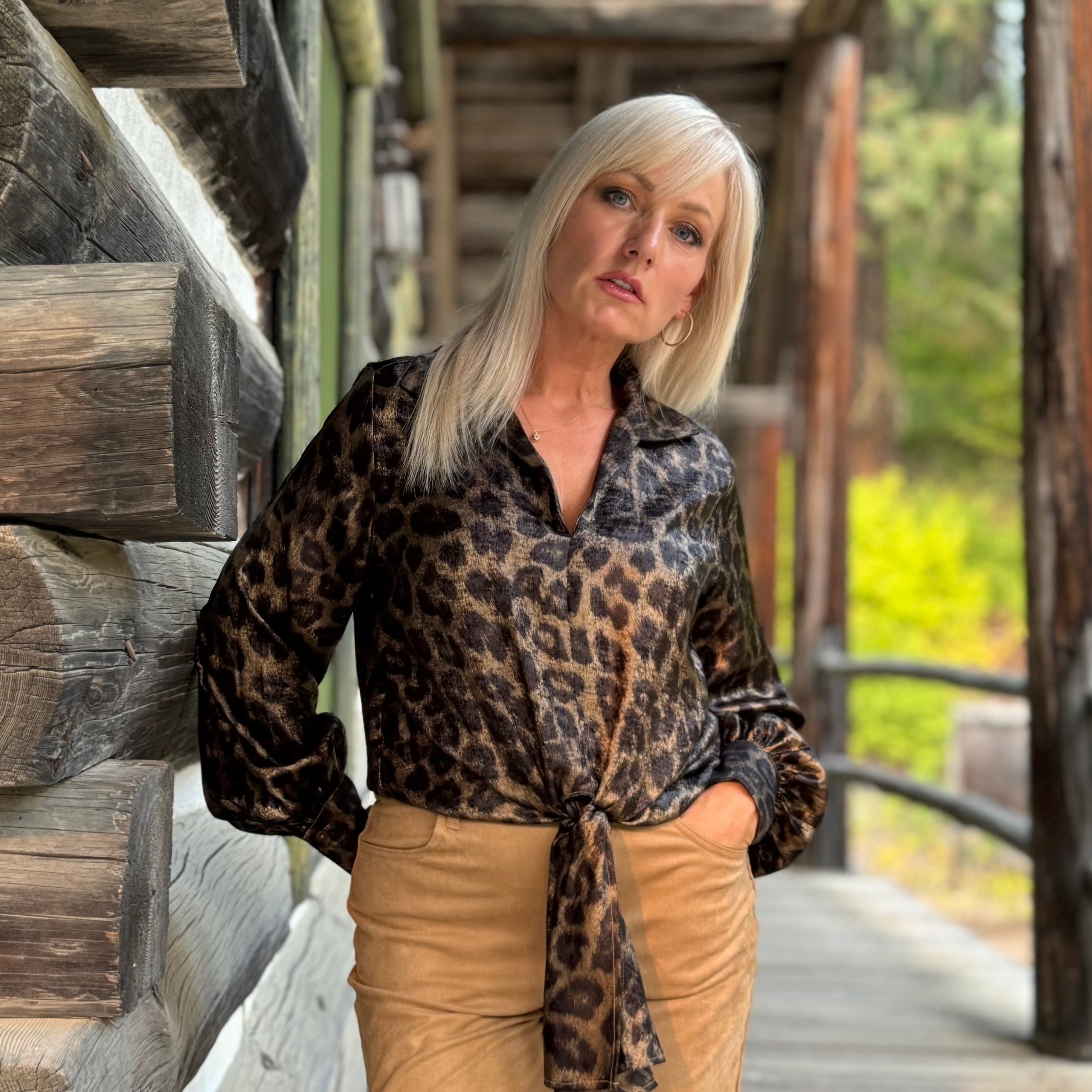 Wildwood Leopard Blouse