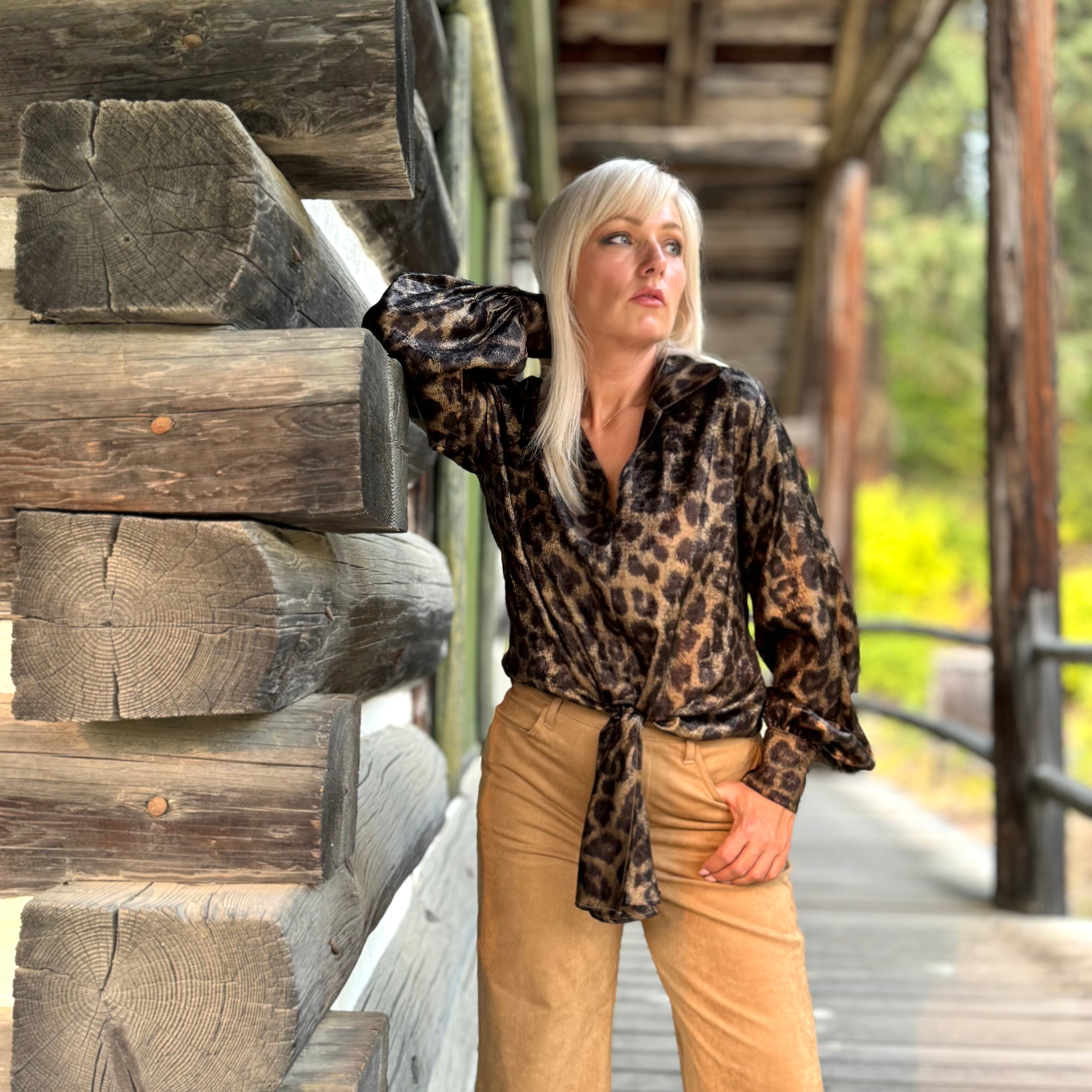 Wildwood Leopard Blouse