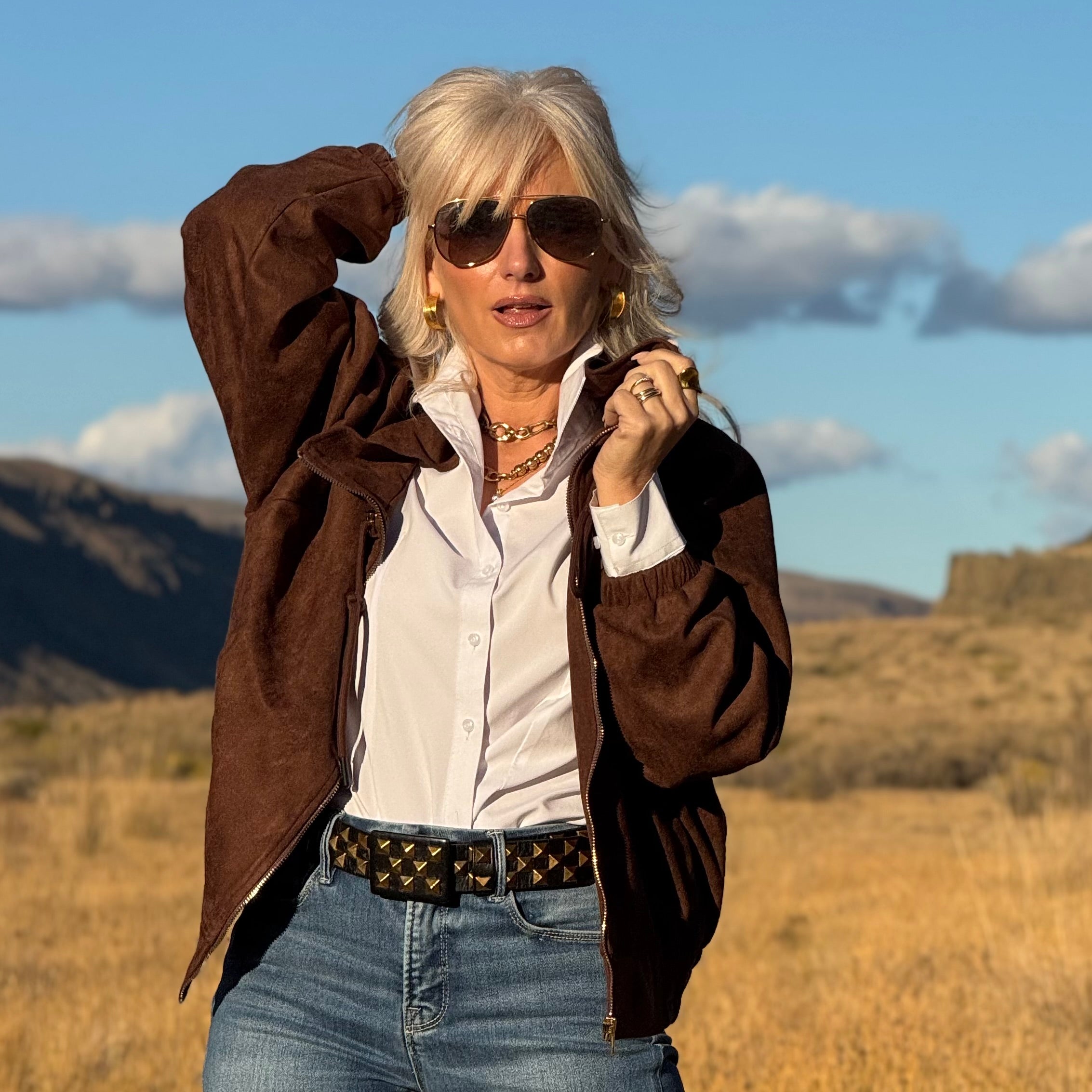 Wanderlust Faux Suede Jacket