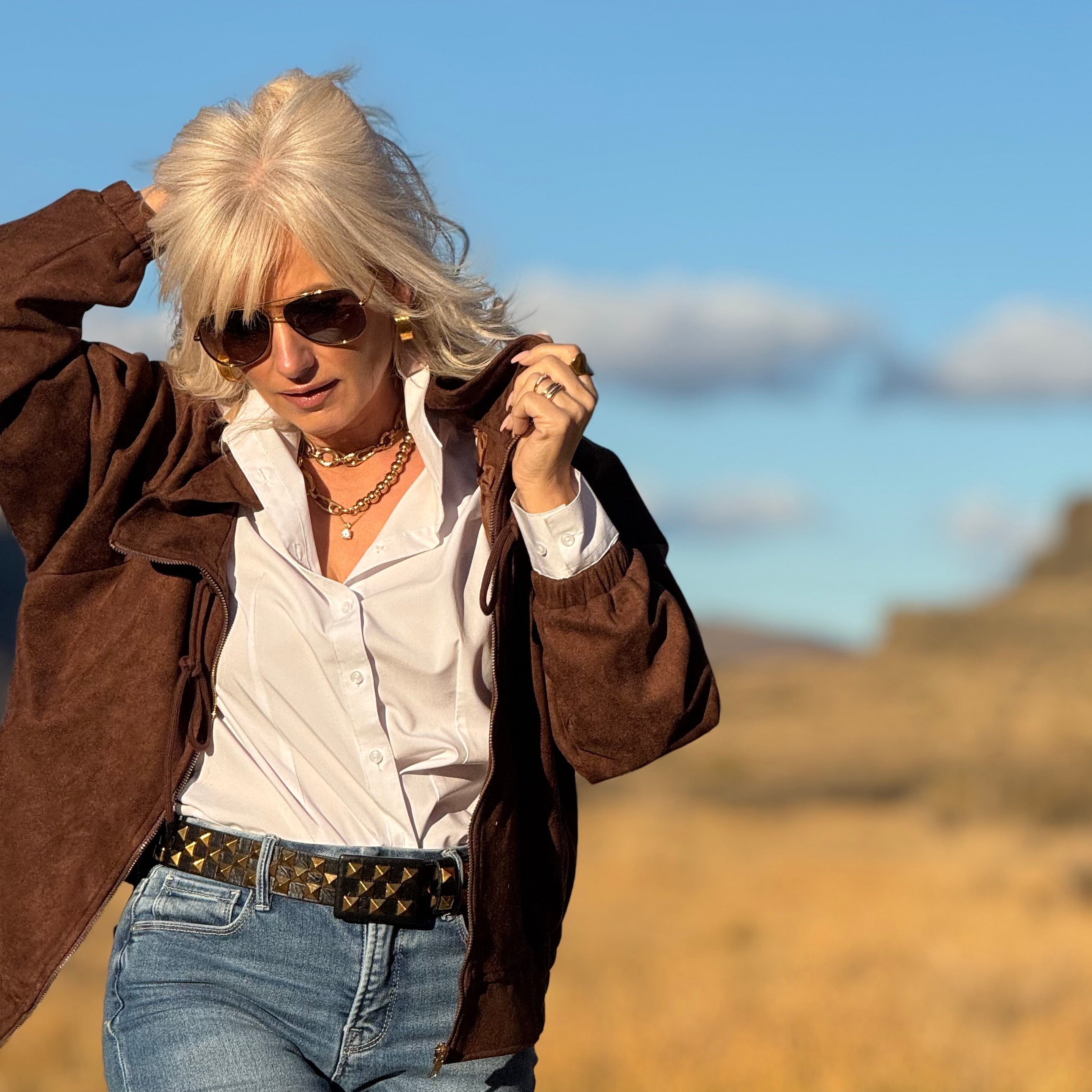 Wanderlust Faux Suede Jacket