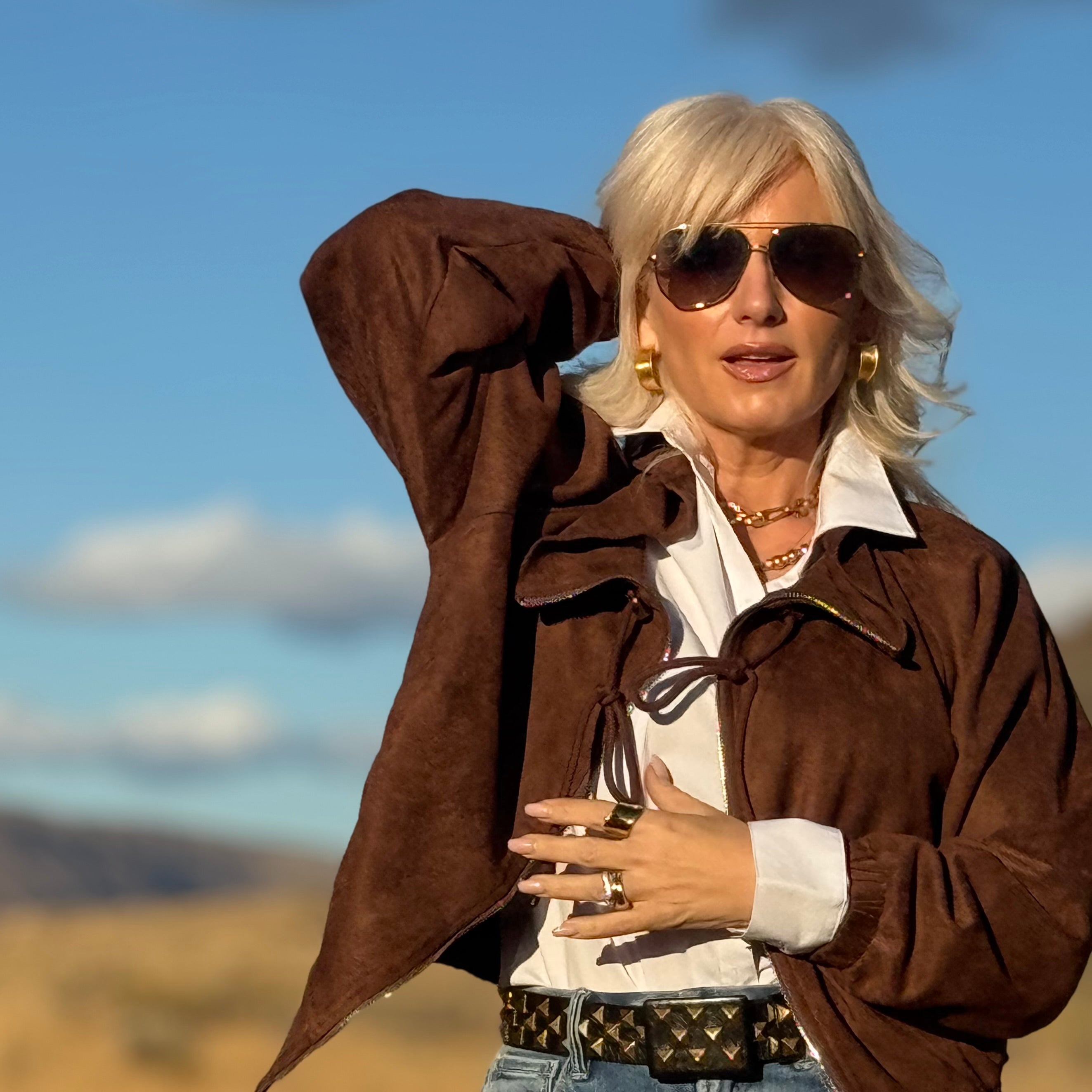 Wanderlust Faux Suede Jacket