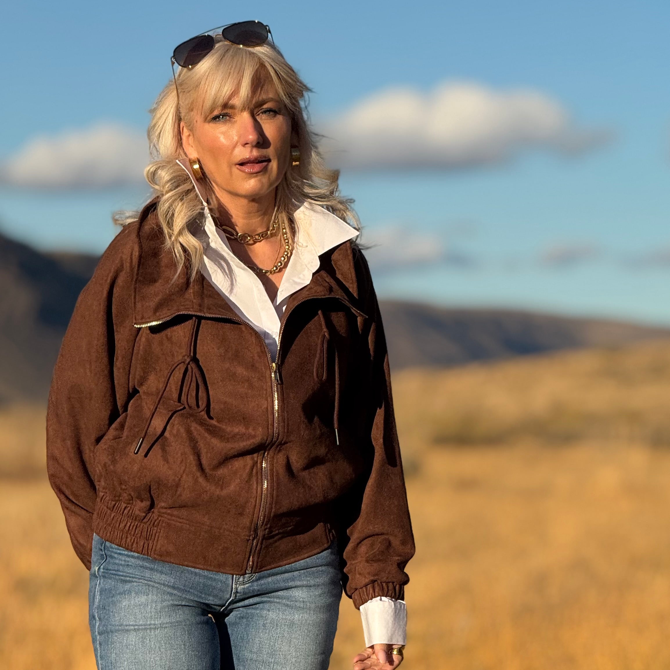 Wanderlust Faux Suede Jacket