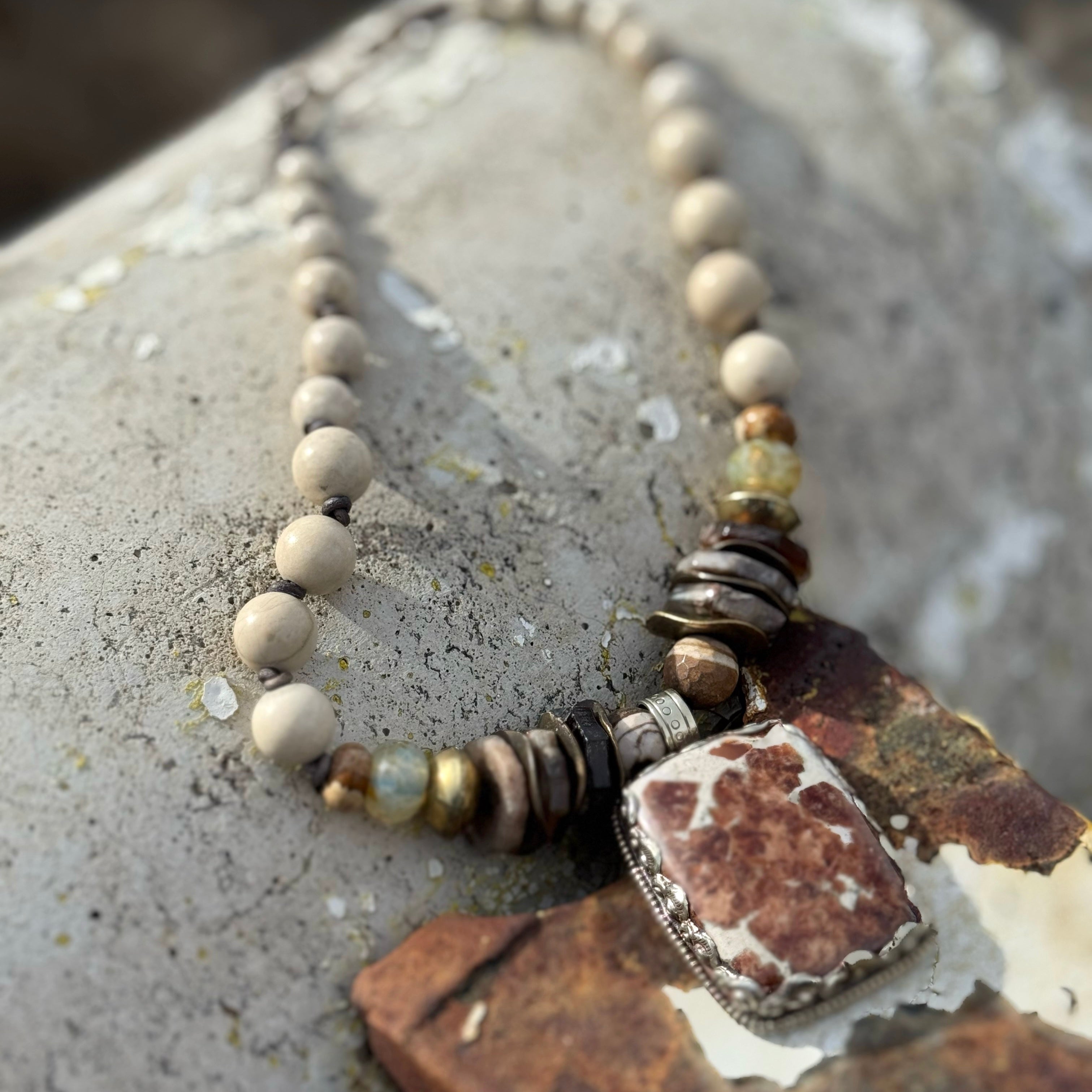 ZOWEE Creamy Jasper Necklace