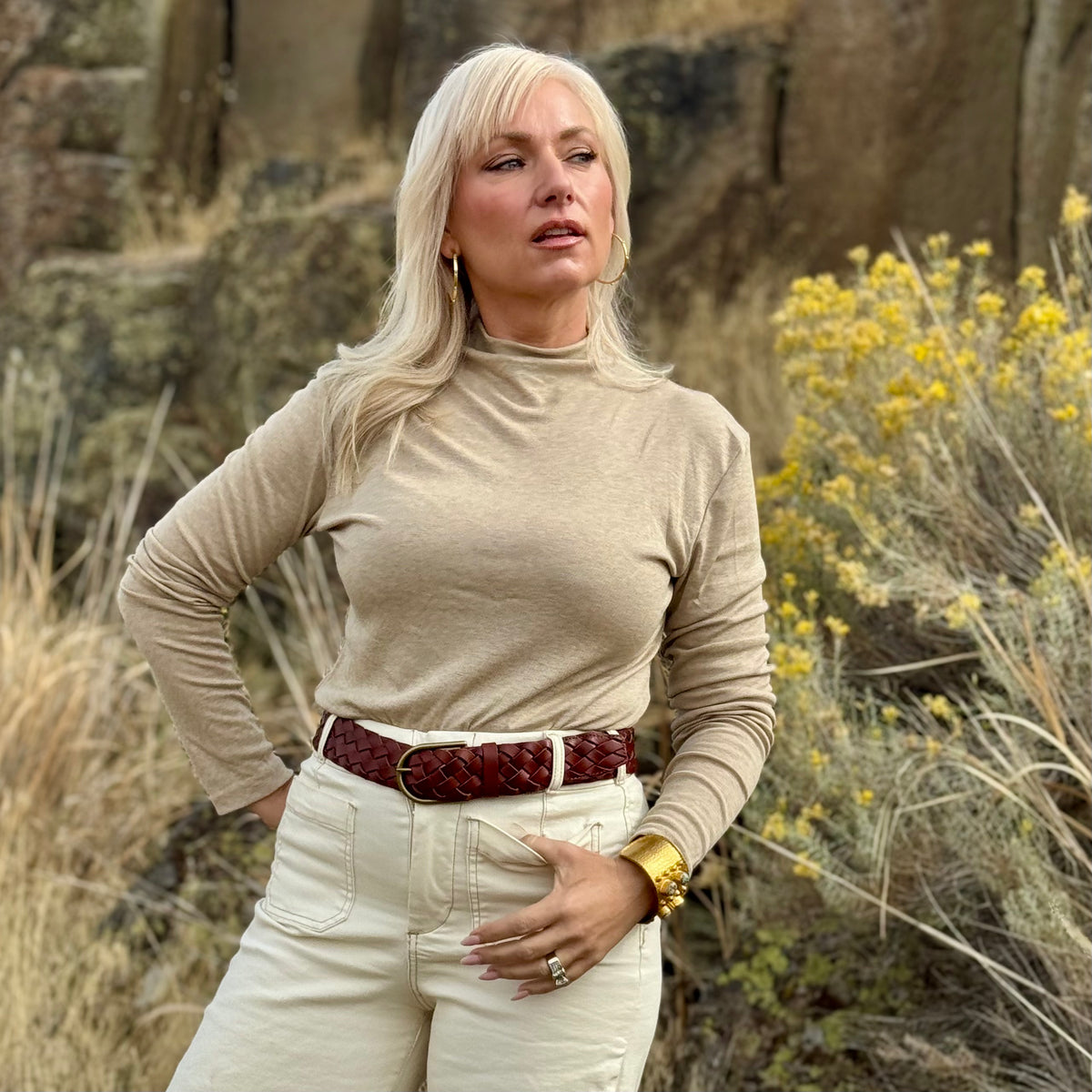 Marcella Mockneck Beige