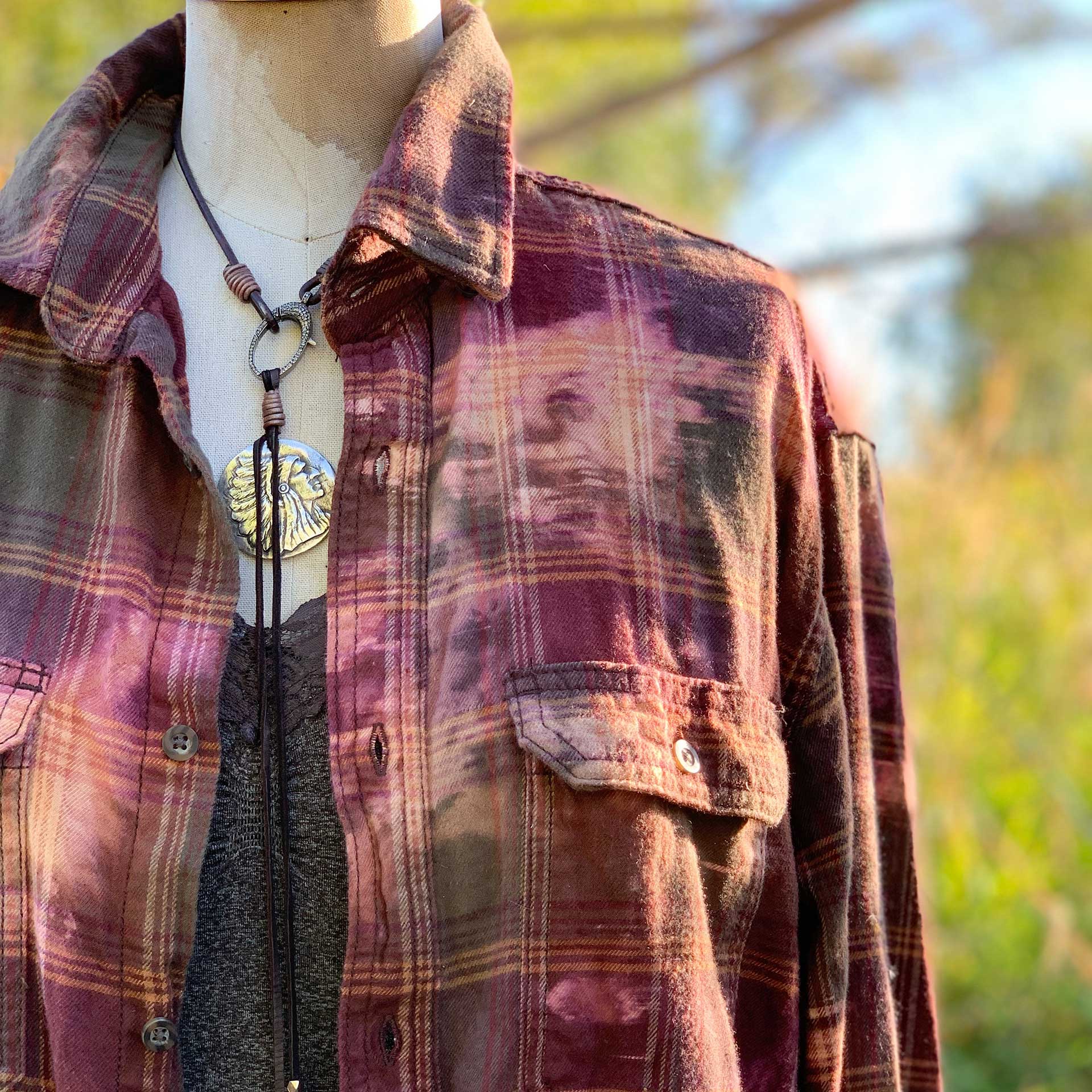 Faded Flannel (Boysenberry)