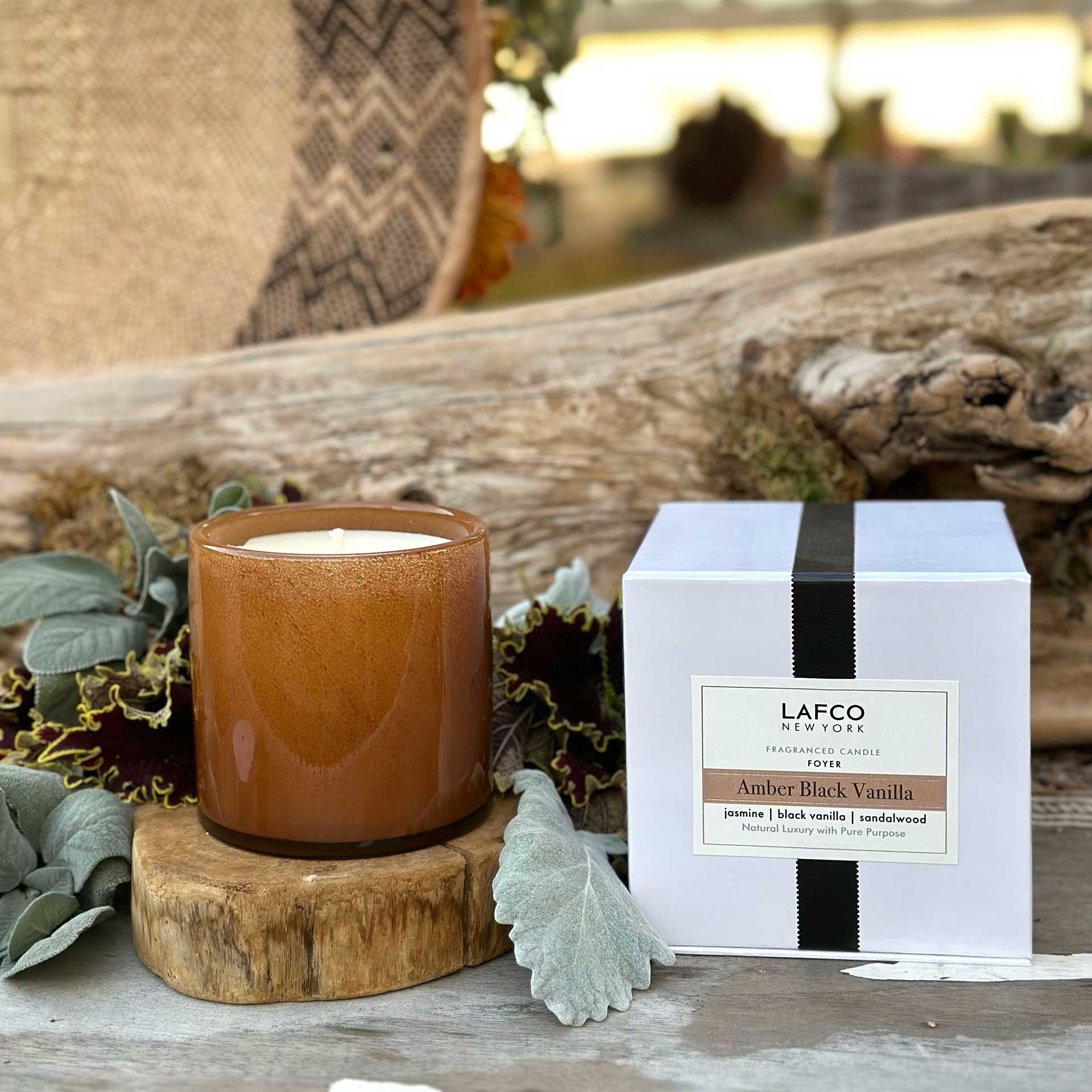 Lafco Amber Black Vanilla Large Candle