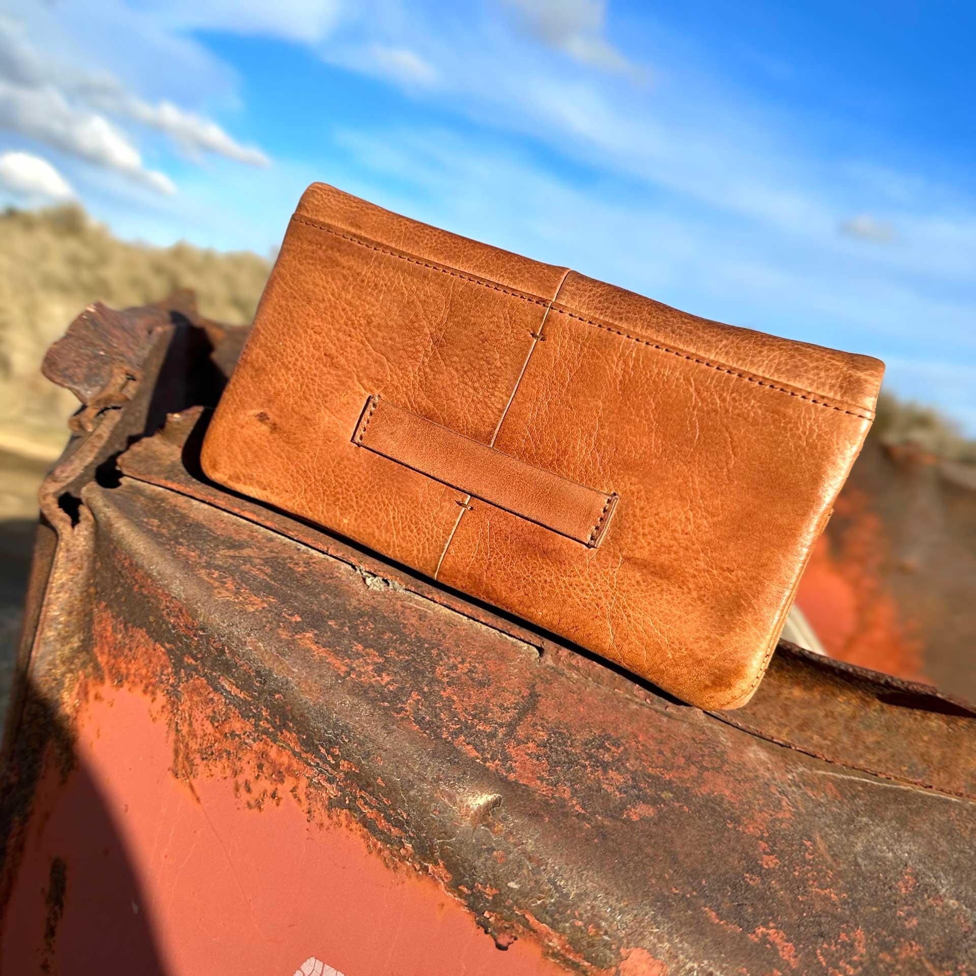 Terry Leather Wallet (Cognac)