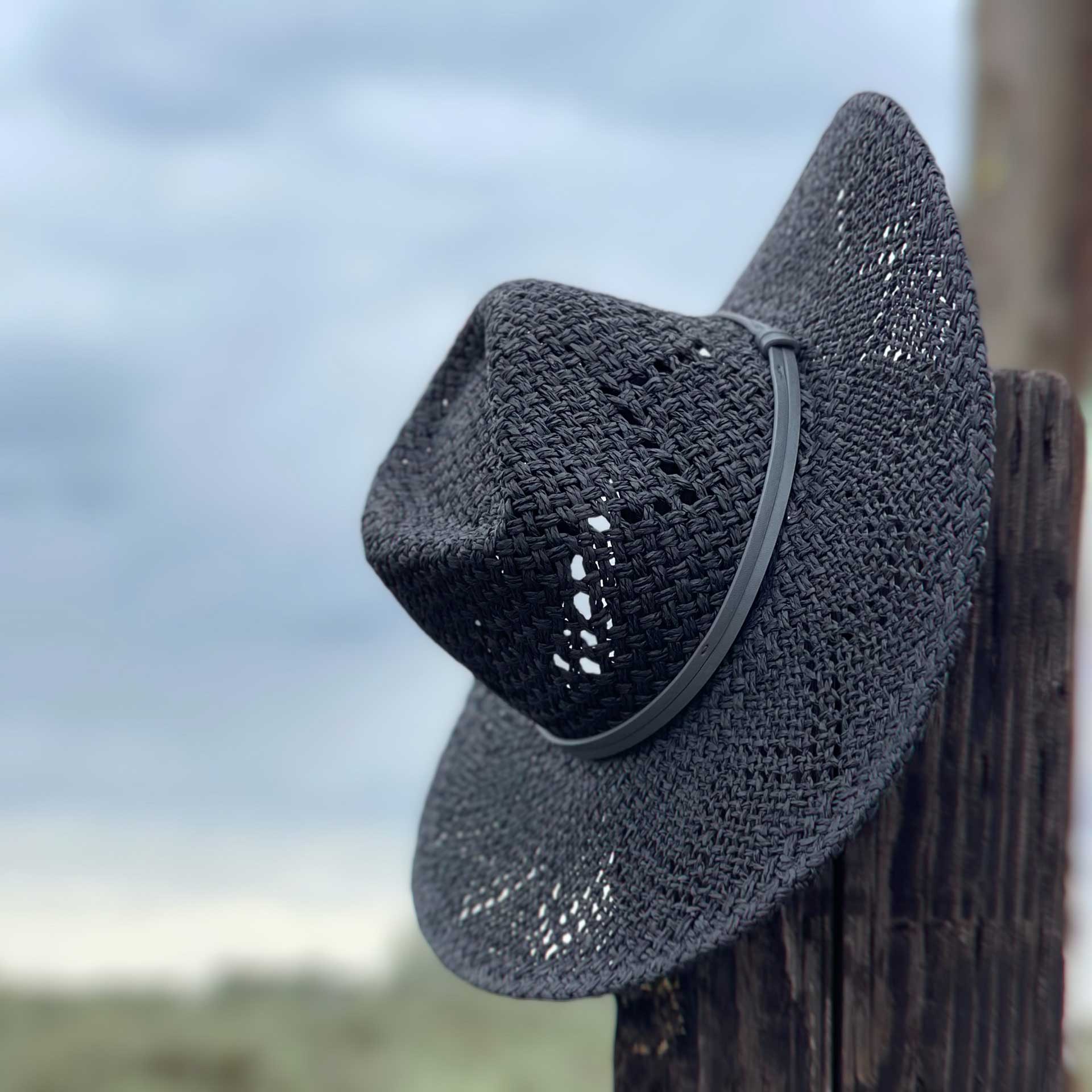 Zephyr Panama Hat (Black)